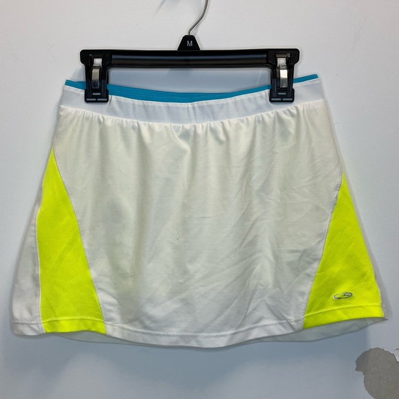 Champion Mini White Sports Skirt lined with Shorts Size Youth Large - Picture 2 of 6